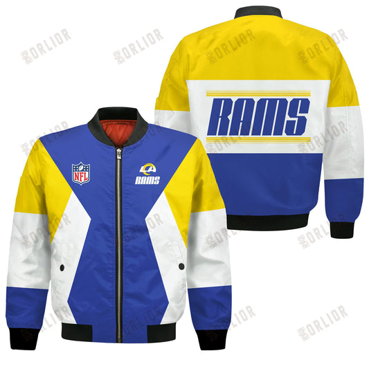 Los Angeles Rams National Football League 2024 Unique Design Bomber Jacket