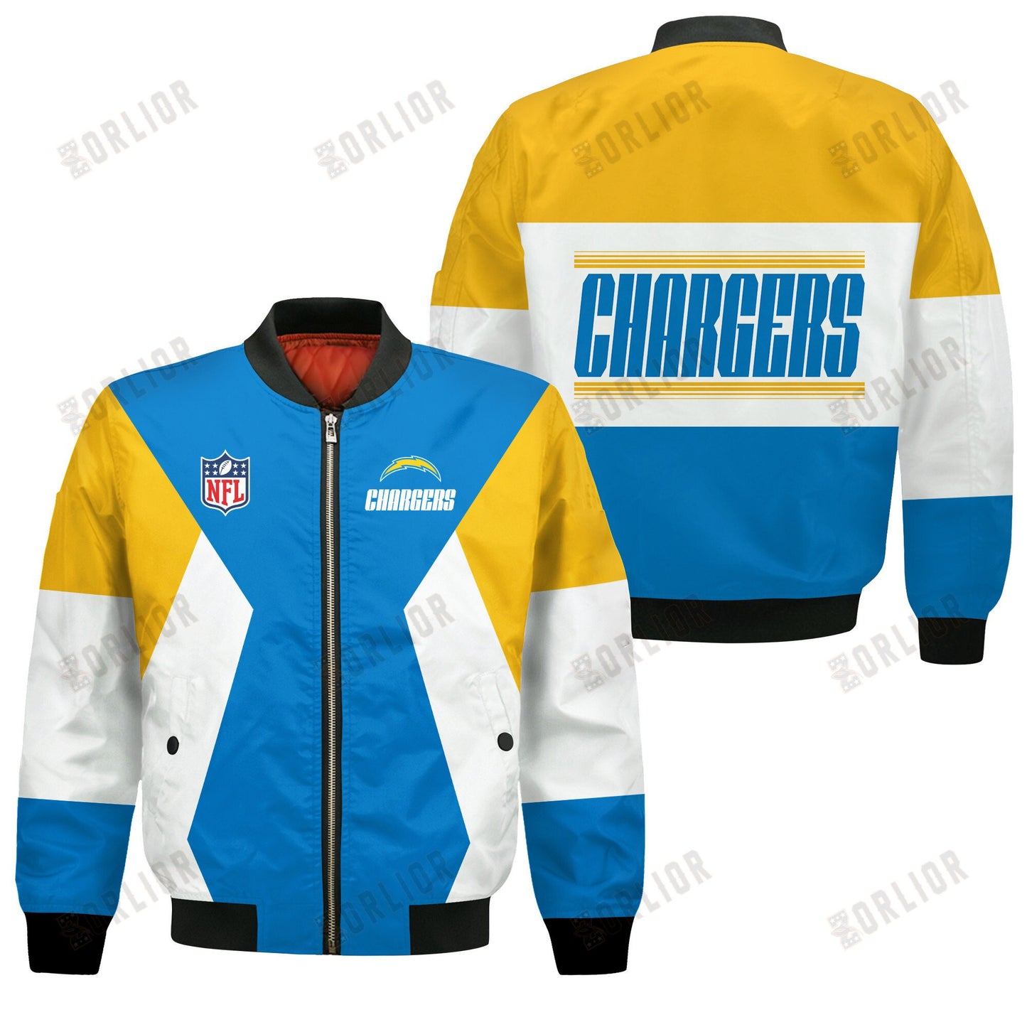 Los Angeles Chargers National Football League 2024 Unique Design Bomber Jacket