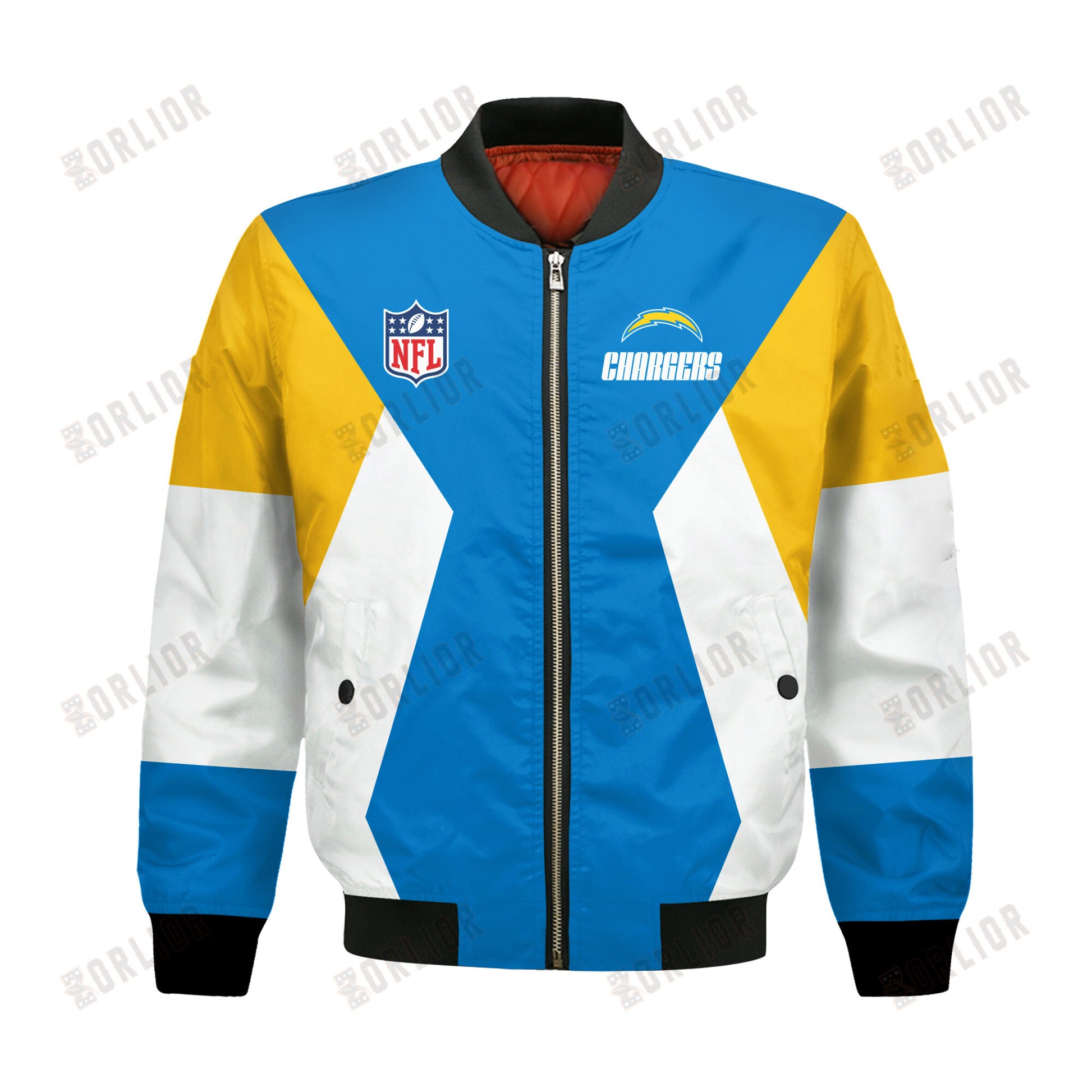 Los Angeles Chargers National Football League 2024 Unique Design Bomber Jacket