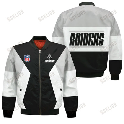 Las Vegas Raiders National Football League 2024 Unique Design Bomber Jacket
