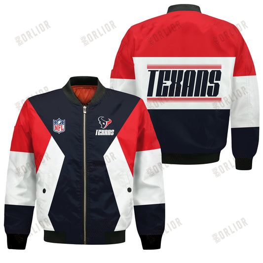 Houston Texans National Football League 2024 Unique Design Bomber Jacket
