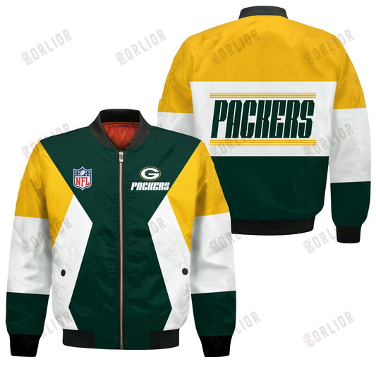 Green Bay Packers National Football League 2024 Unique Design Bomber Jacket