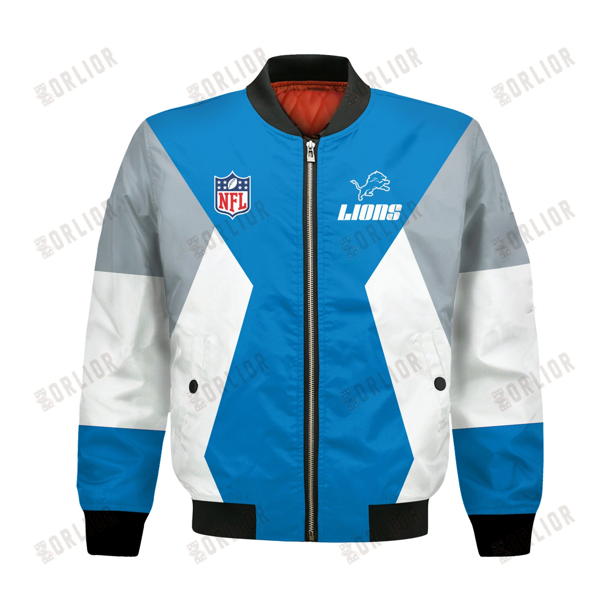 Detroit Lions National Football League 2024 Unique Design Bomber Jacket