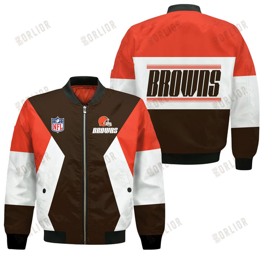 Cleveland Browns National Football League 2024 Unique Design Bomber Jacket