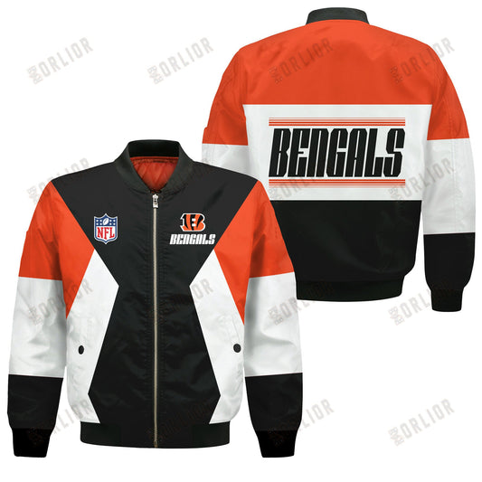 Cincinnati Bengals National Football League 2024 Unique Design Bomber Jacket
