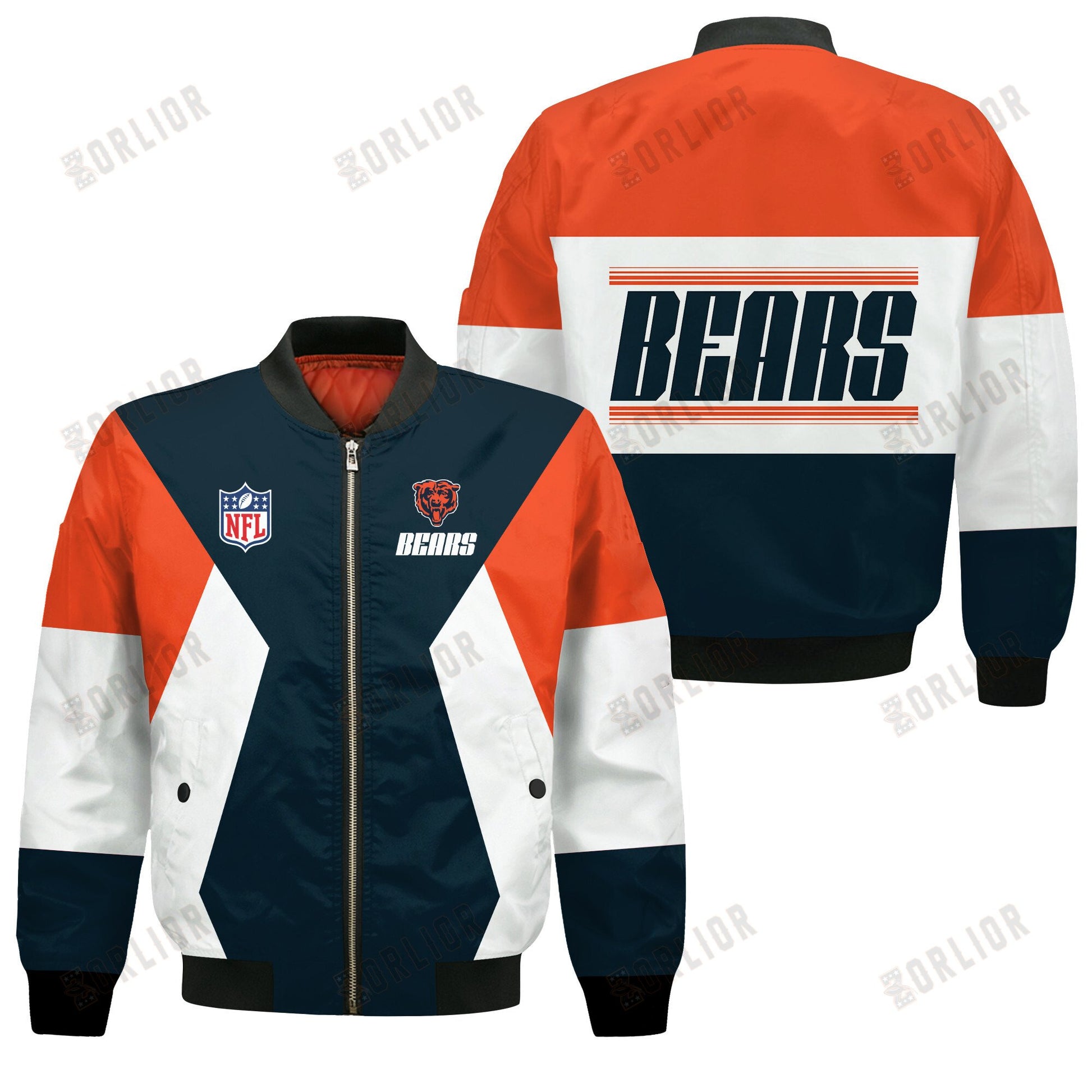 Chicago Bears National Football League 2024 Unique Design Bomber Jacket