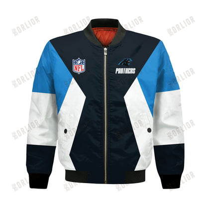 Carolina Panthers National Football League 2024 Unique Design Bomber Jacket