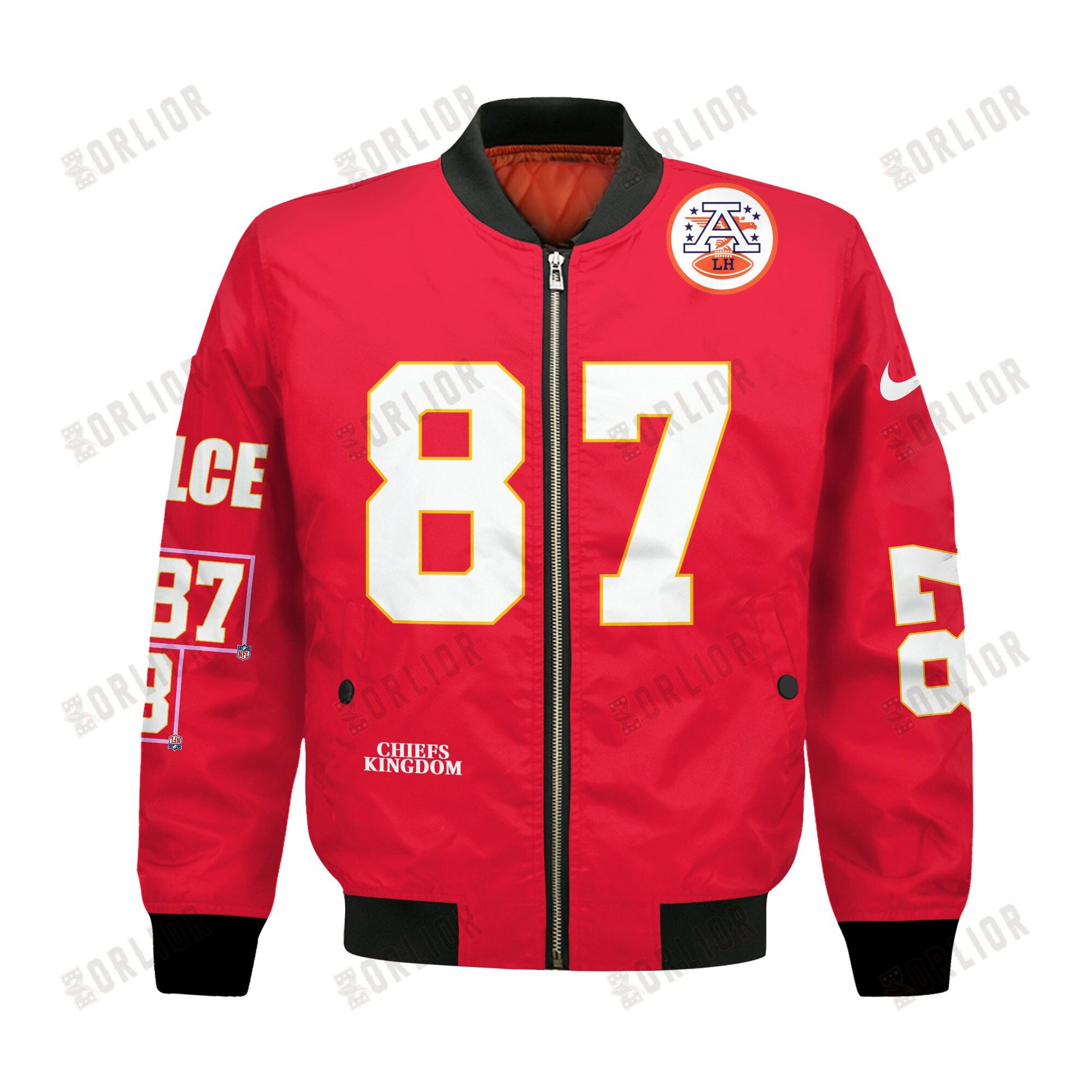 Travis Kelce #87 Kansas City Chiefs National Football League 2024 Unique Design Bomber Jacket