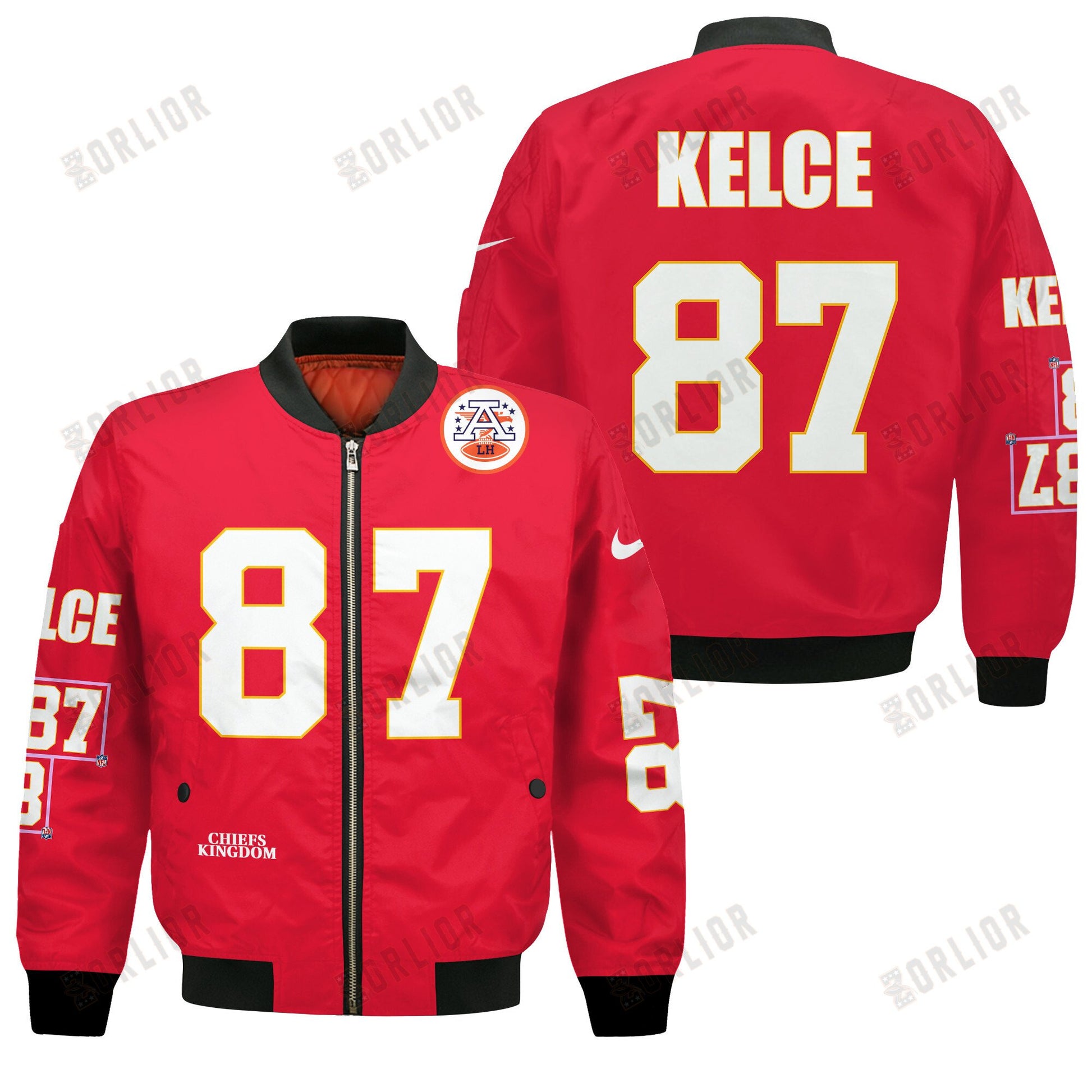 Travis Kelce #87 Kansas City Chiefs National Football League 2024 Unique Design Bomber Jacket