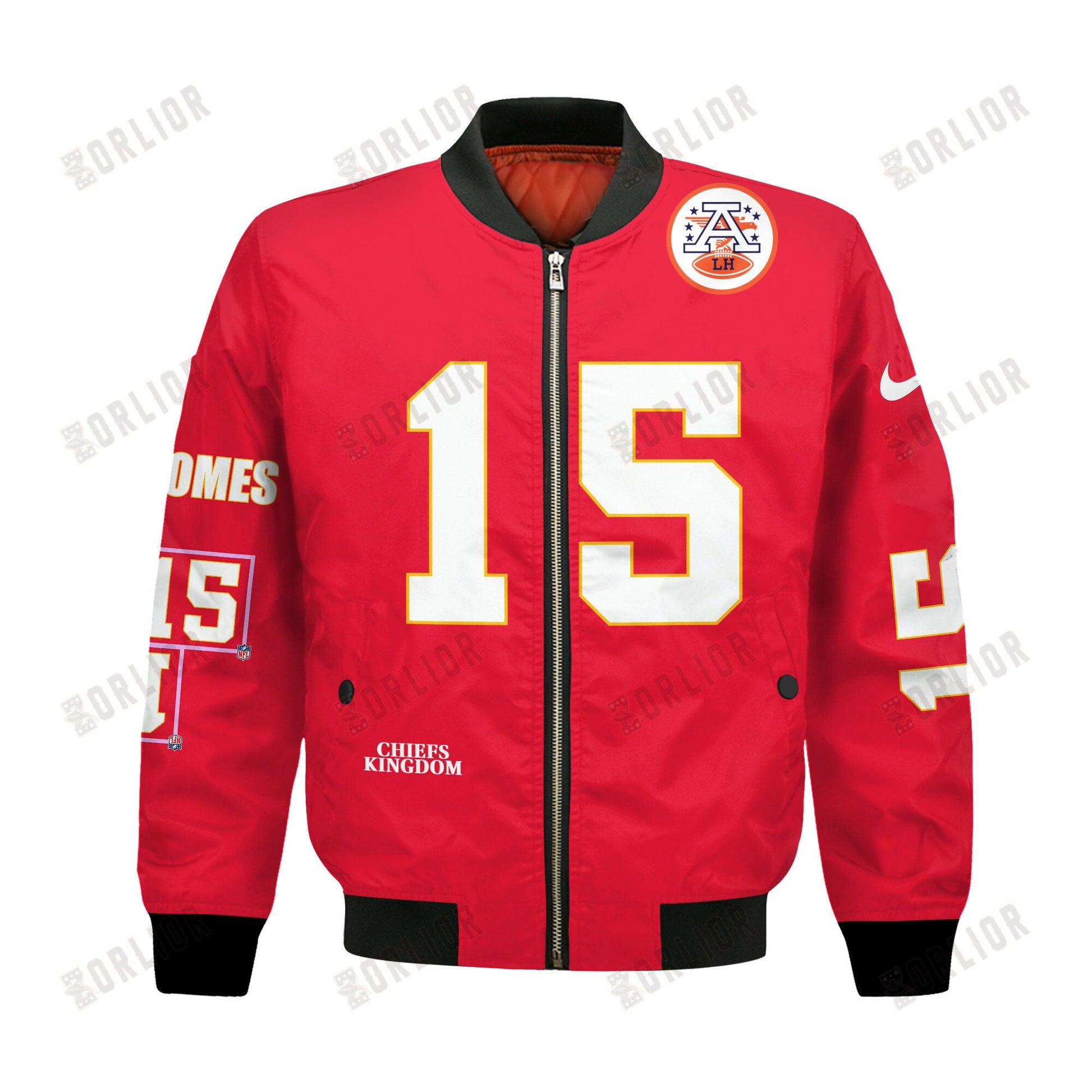 Patrick Mahomes #15 Kansas City Chiefs National Football League 2024 Unique Design Bomber Jacket
