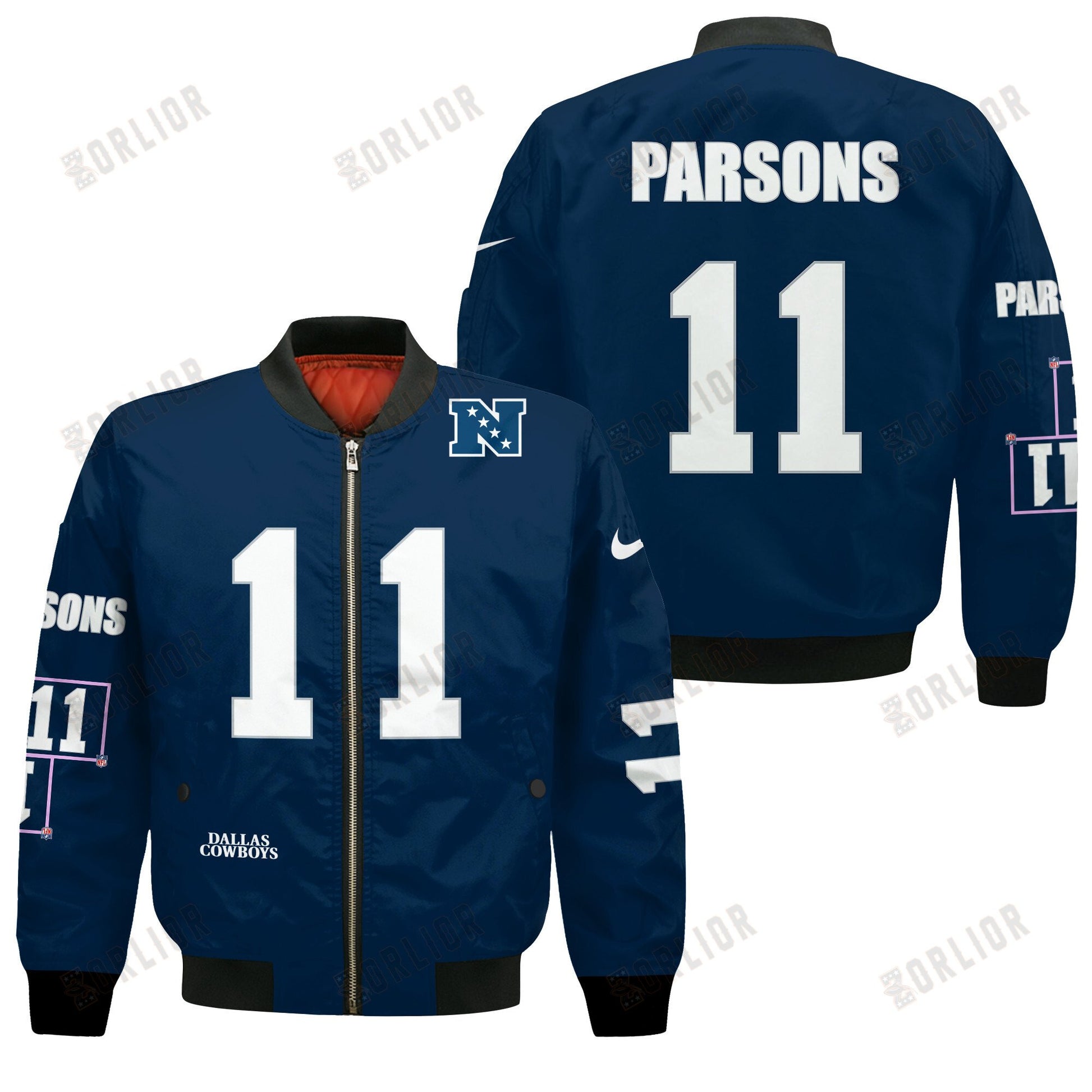 Micah Parsons #11 Dallas Cowboys National Football League 2024 Unique Design Bomber Jacket