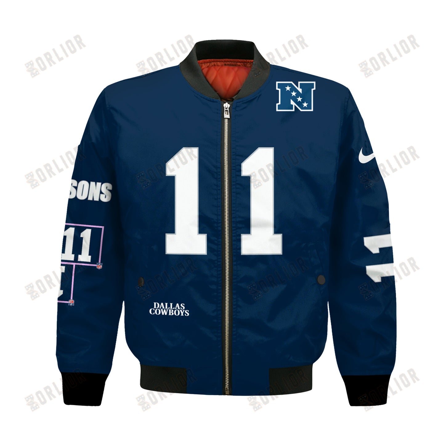 Micah Parsons #11 Dallas Cowboys National Football League 2024 Unique Design Bomber Jacket