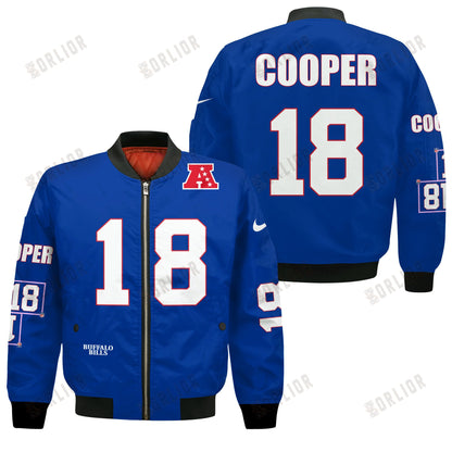 Amari Cooper #18 Buffalo Bills National Football League 2024 Unique Design Bomber Jacket