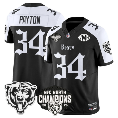 CHI 'Gothic Midway Legacy' NFC North Champions Patch Vapor Limited Jersey - All Stitched