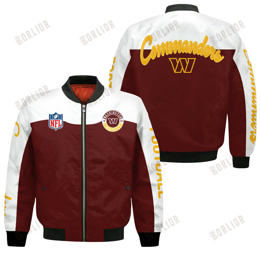 Washington Commanders National Football League 2024 Face Any Weather Bomber Jacket