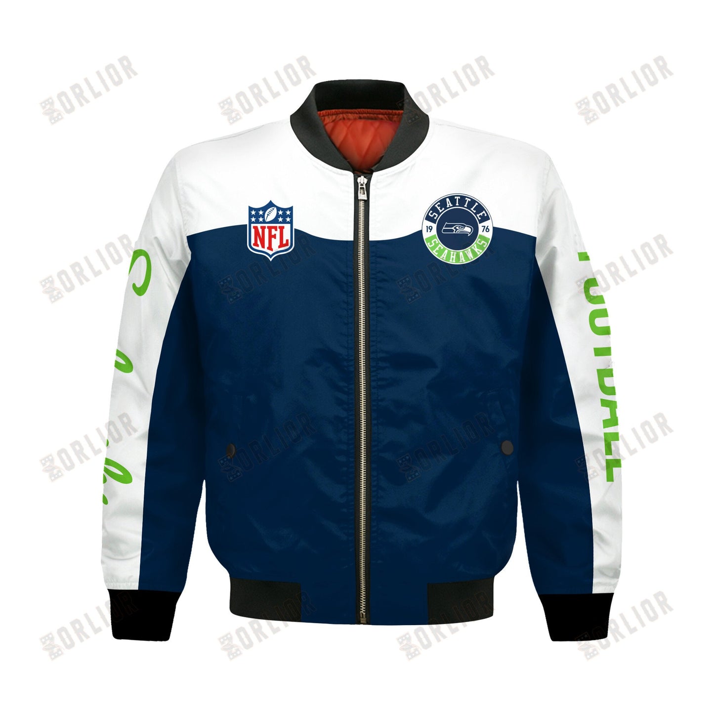 Seattle Seahawks National Football League 2024 Face Any Weather Bomber Jacket