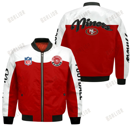 San Francisco 49ers National Football League 2024 Face Any Weather Bomber Jacket