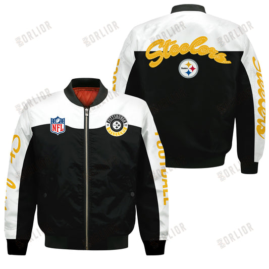 Pittsburgh Steelers National Football League 2024 Face Any Weather Bomber Jacket