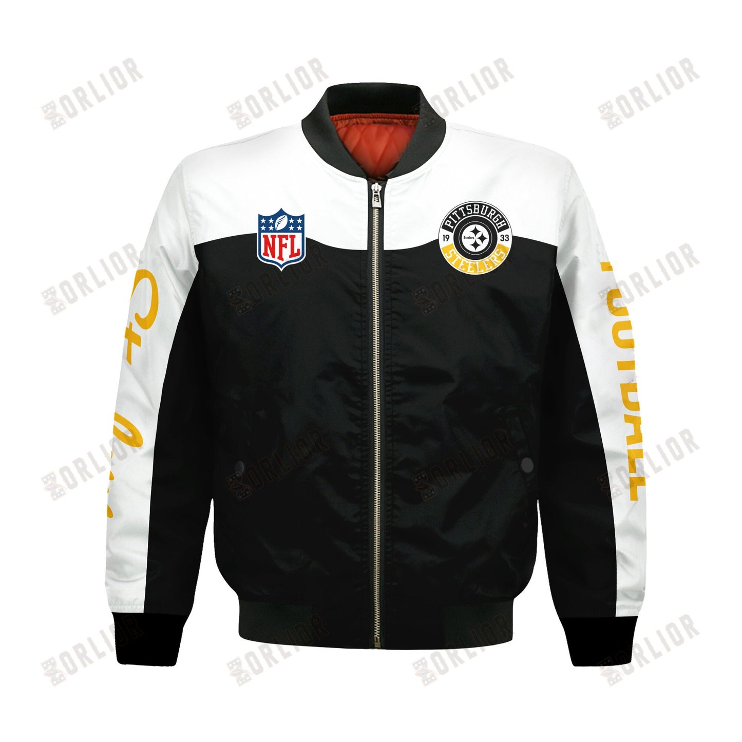 Pittsburgh Steelers National Football League 2024 Face Any Weather Bomber Jacket