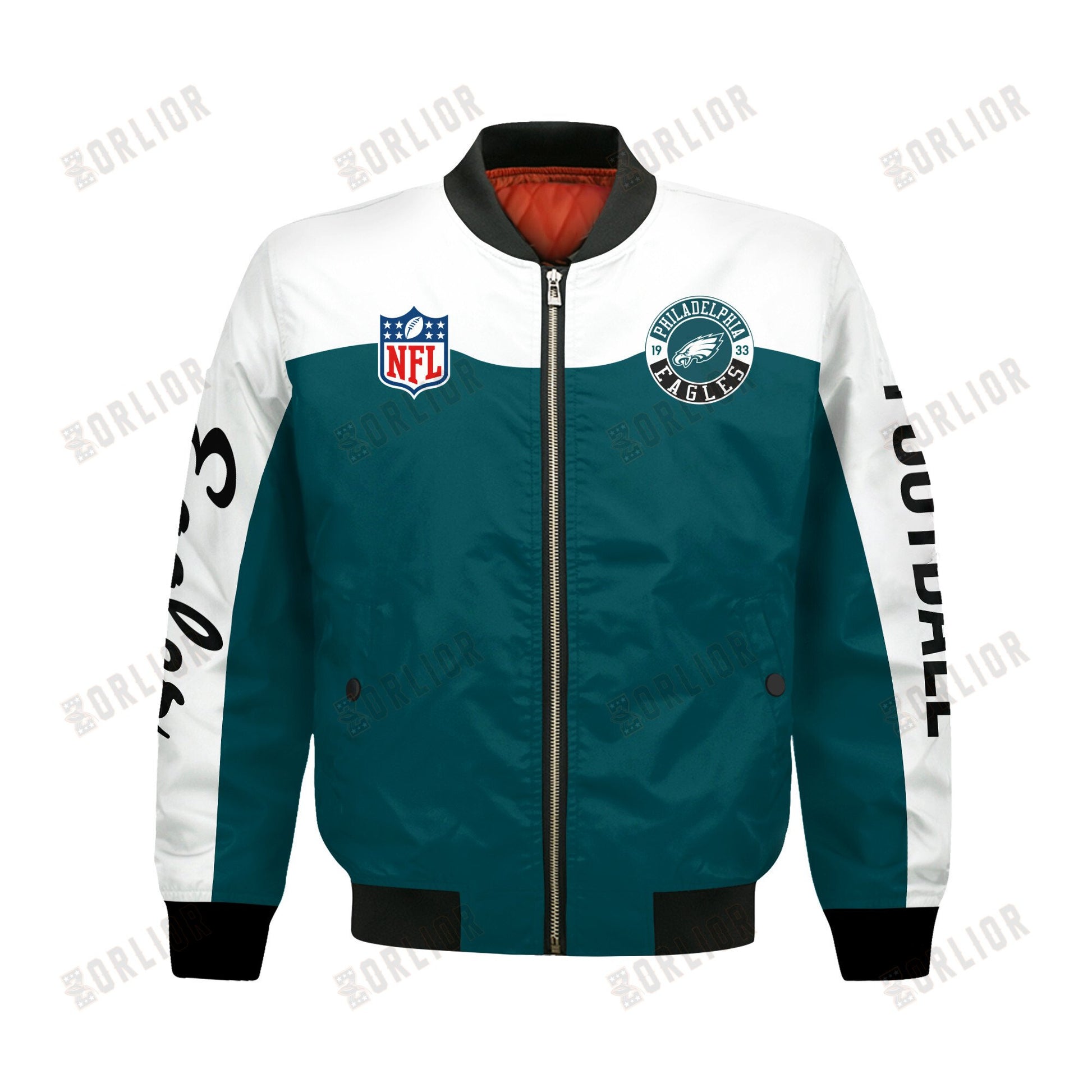 Philadelphia Eagles National Football League 2024 Face Any Weather Bomber Jacket