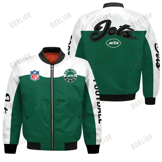 New York Jets National Football League 2024 Face Any Weather Bomber Jacket