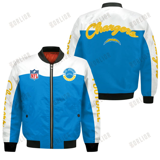 Los Angeles Chargers National Football League 2024 Face Any Weather Bomber Jacket