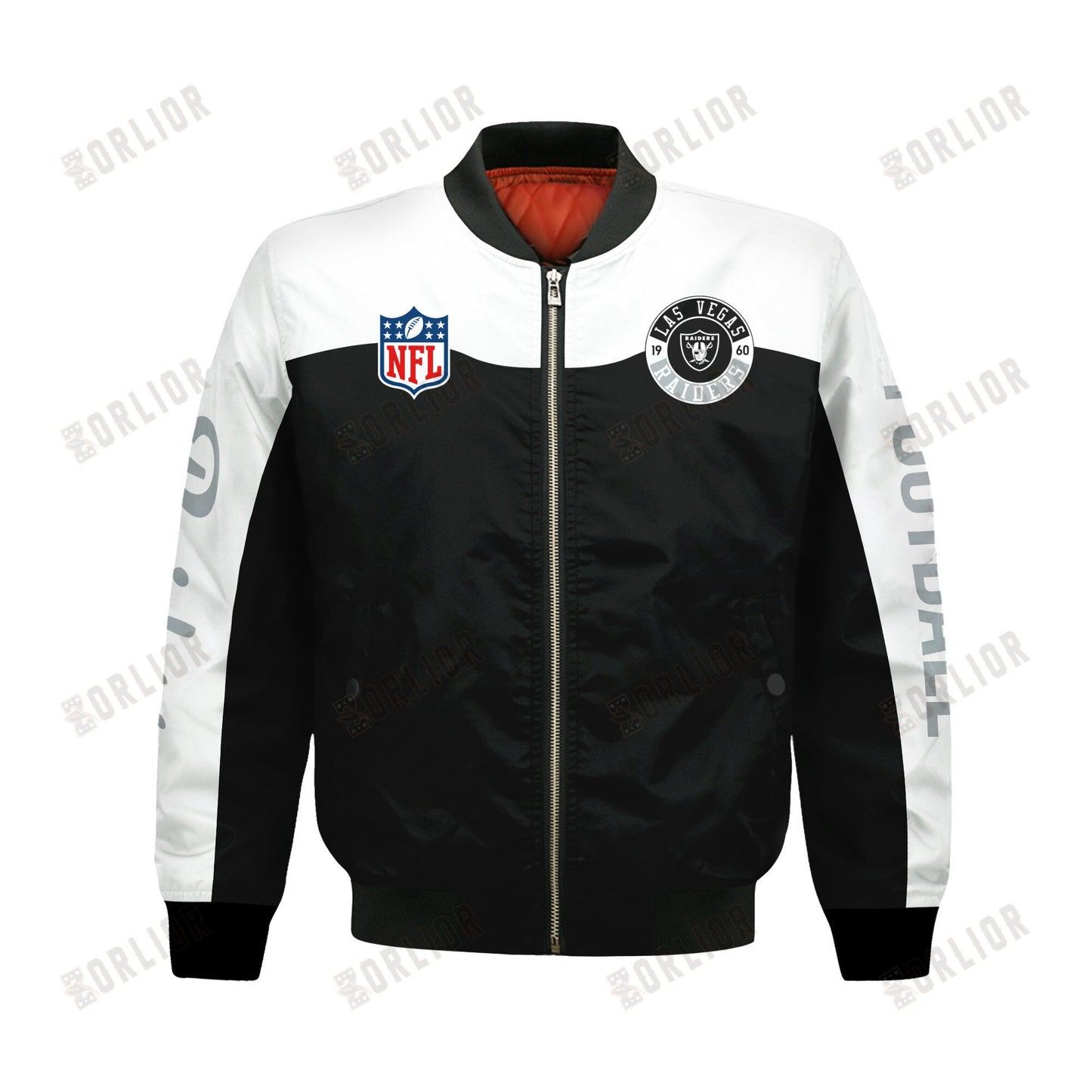 Las Vegas Raiders National Football League 2024 Face Any Weather Bomber Jacket