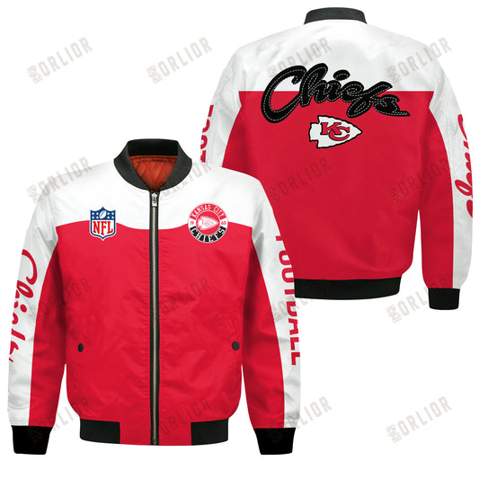 Kansas City Chiefs National Football League 2024 Face Any Weather Bomber Jacket