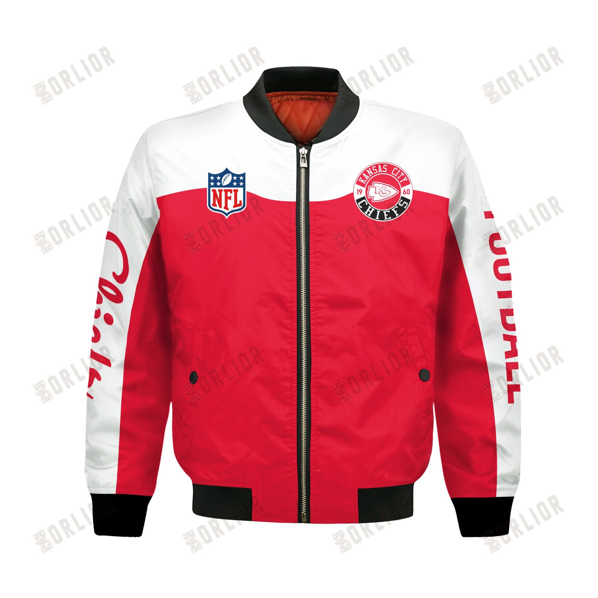Kansas City Chiefs National Football League 2024 Face Any Weather Bomber Jacket