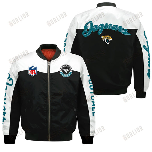 Jacksonville Jaguars National Football League 2024 Face Any Weather Bomber Jacket