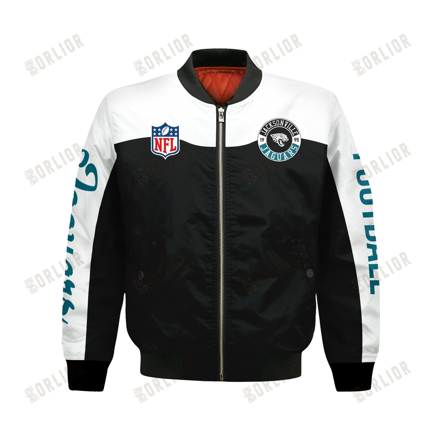 Jacksonville Jaguars National Football League 2024 Face Any Weather Bomber Jacket