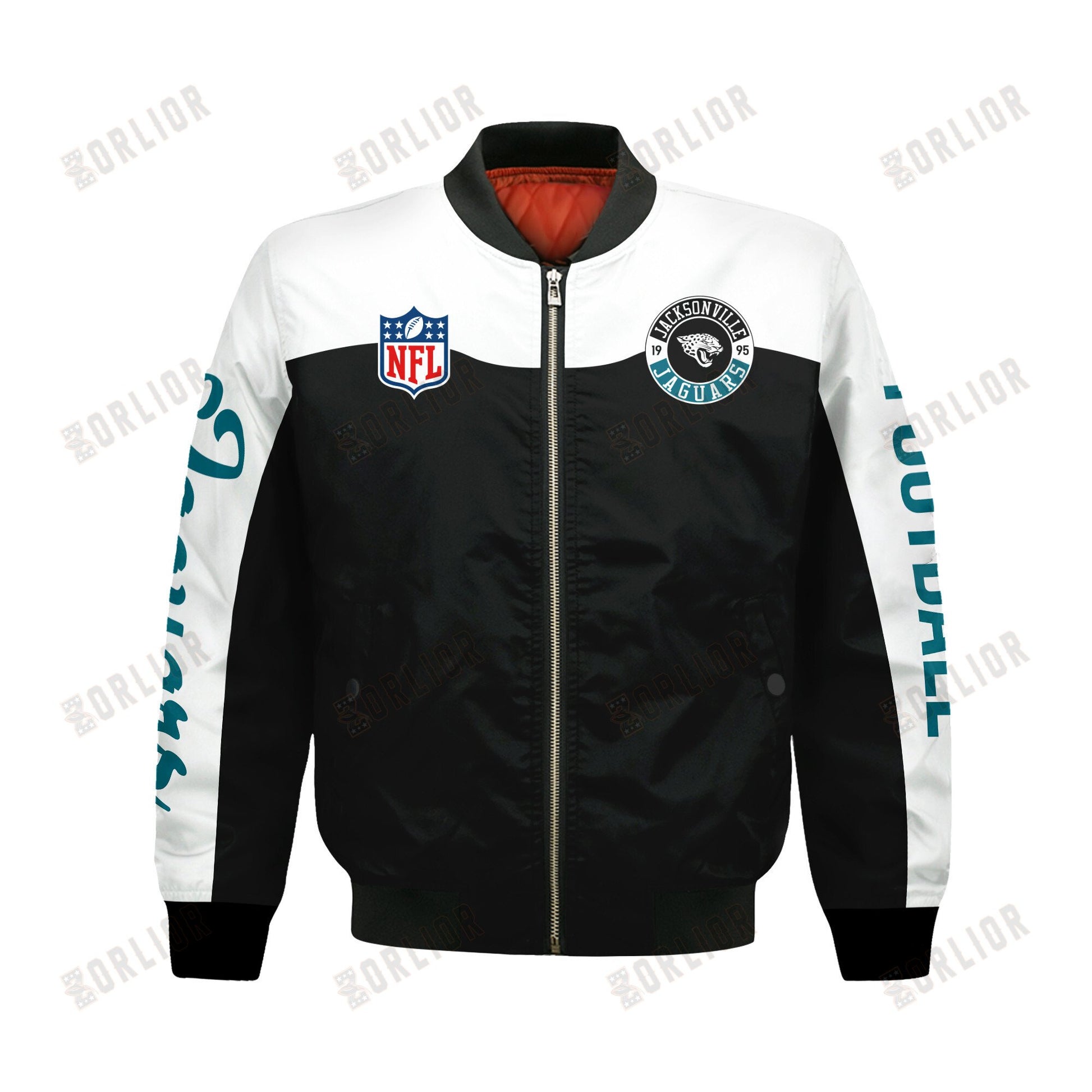 Jacksonville Jaguars National Football League 2024 Face Any Weather Bomber Jacket