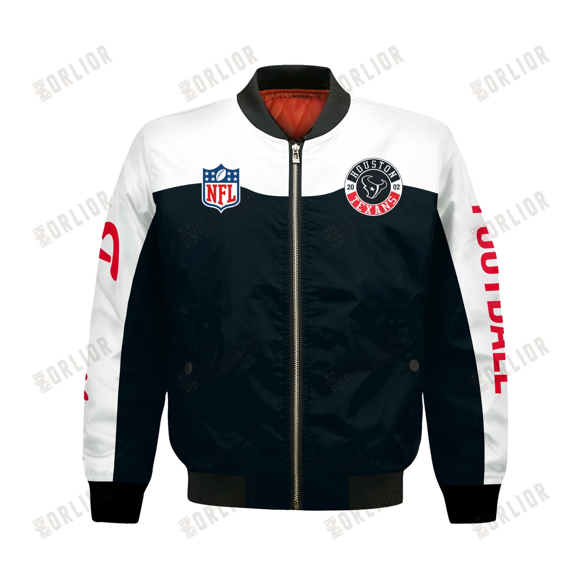 Houston Texans National Football League 2024 Face Any Weather Bomber Jacket