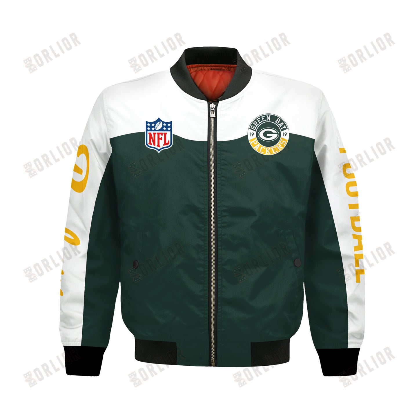 Green Bay Packers National Football League 2024 Face Any Weather Bomber Jacket
