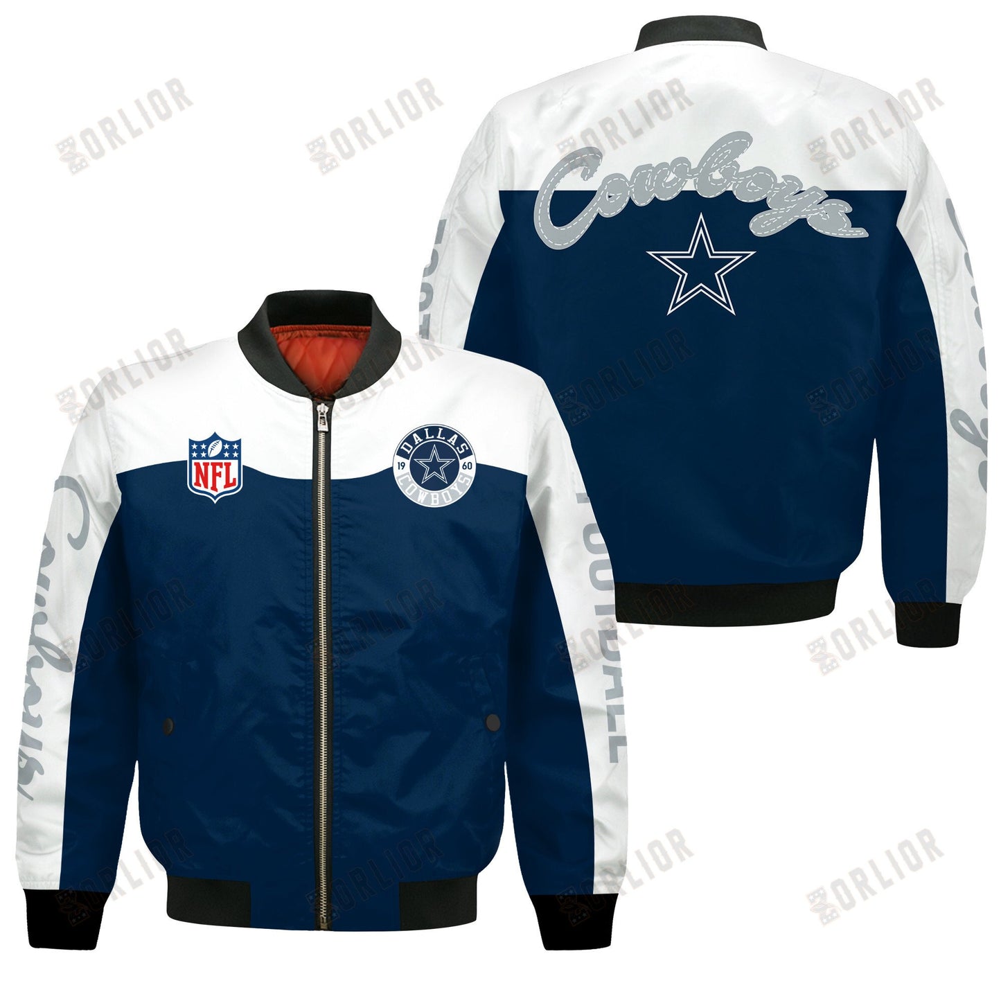 Dallas Cowboys National Football League 2024 Face Any Weather Bomber Jacket