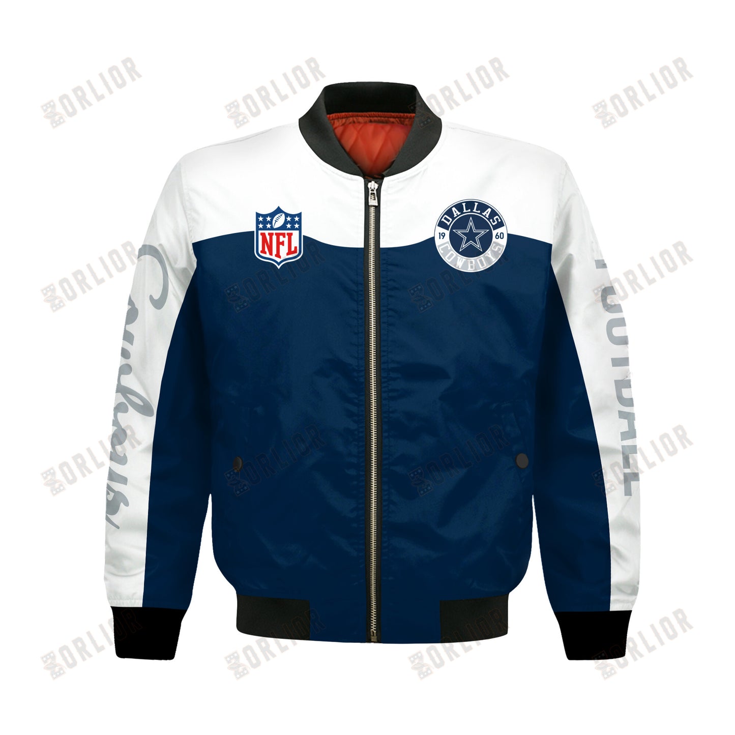 Dallas Cowboys National Football League 2024 Face Any Weather Bomber Jacket