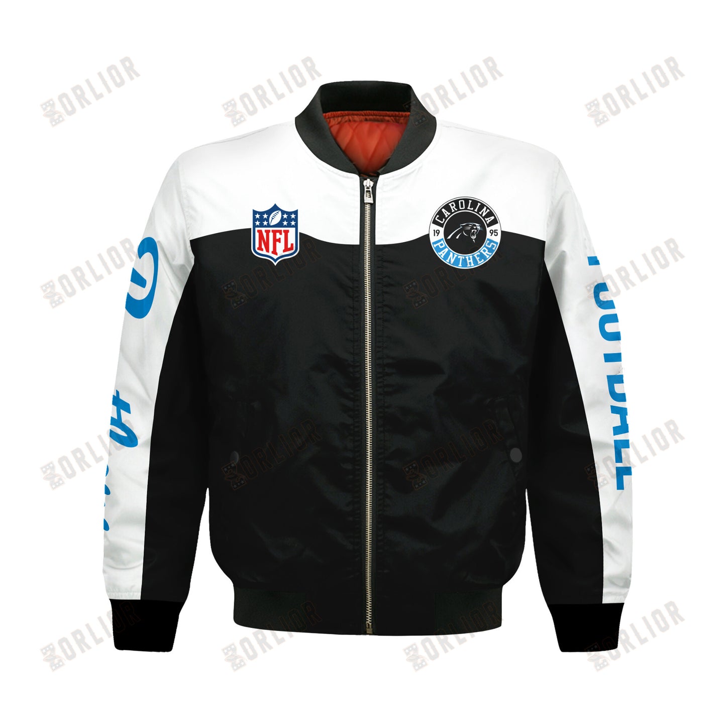 Carolina Panthers National Football League 2024 Face Any Weather Bomber Jacket