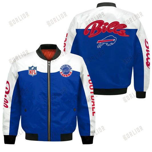 Buffalo Bills National Football League 2024 Face Any Weather Bomber Jacket