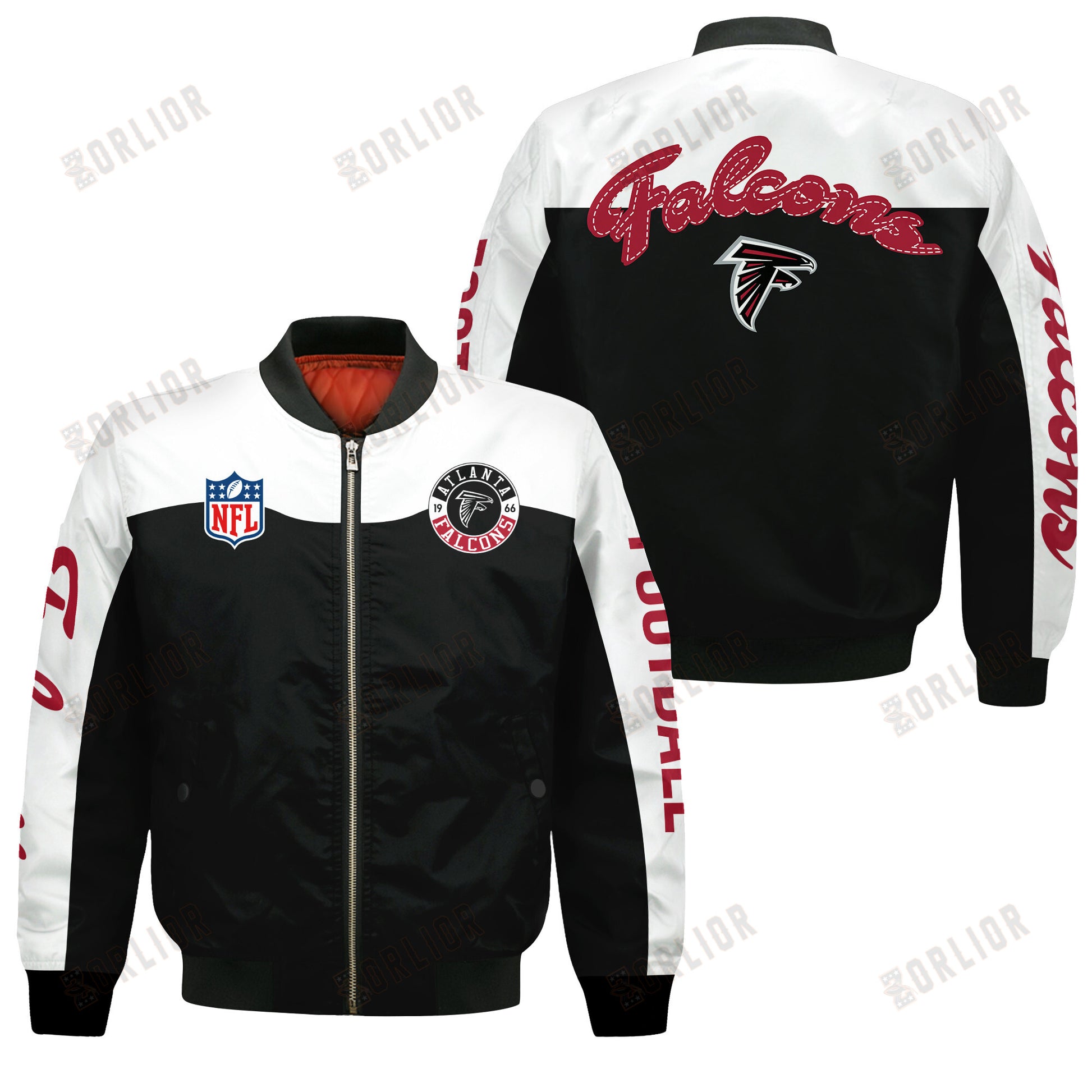 Atlanta Falcons National Football League 2024 Face Any Weather Bomber Jacket