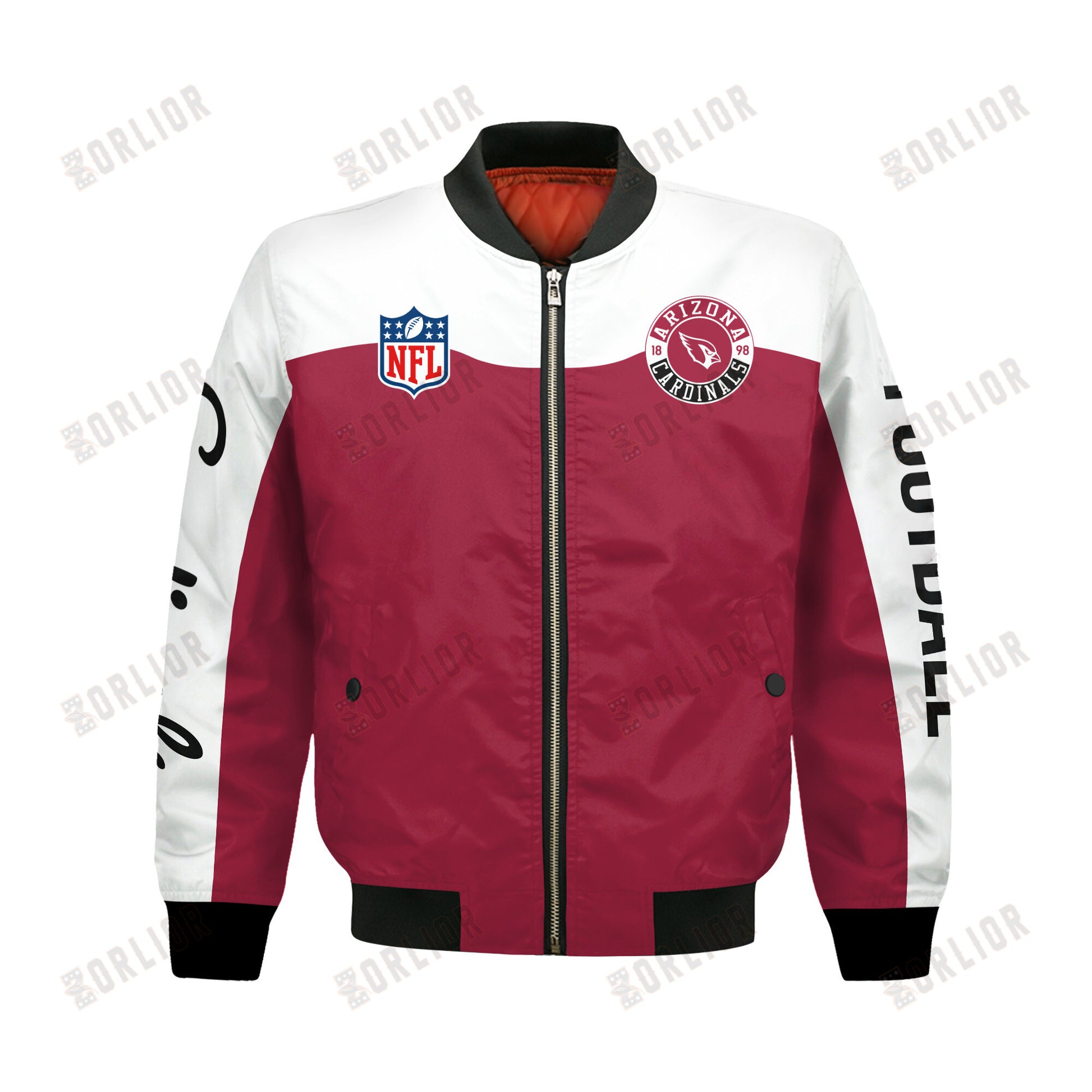 Arizona Cardinals National Football League 2024 Face Any Weather Bomber Jacket