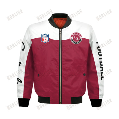 Arizona Cardinals National Football League 2024 Face Any Weather Bomber Jacket