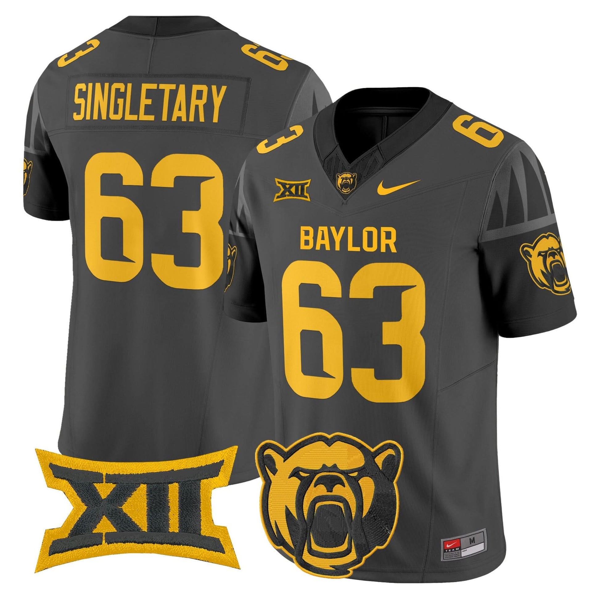 Men's Baylor Bears 2025 Vapor Limited Jersey - All Stitched