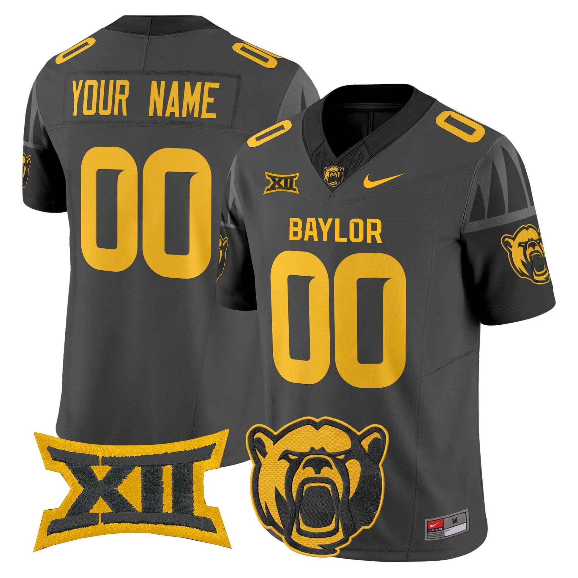 Baylor Bears 2025 Vapor Limited Custom Jersey - All Stitched