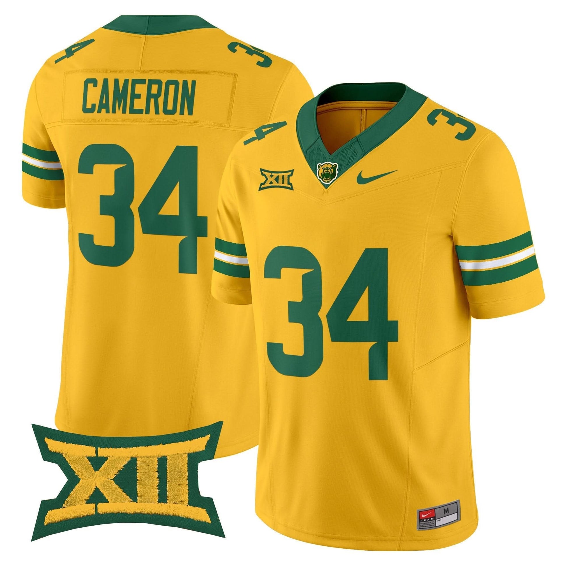 Men's Baylor Bears 2025 Vapor Limited Jersey - All Stitched