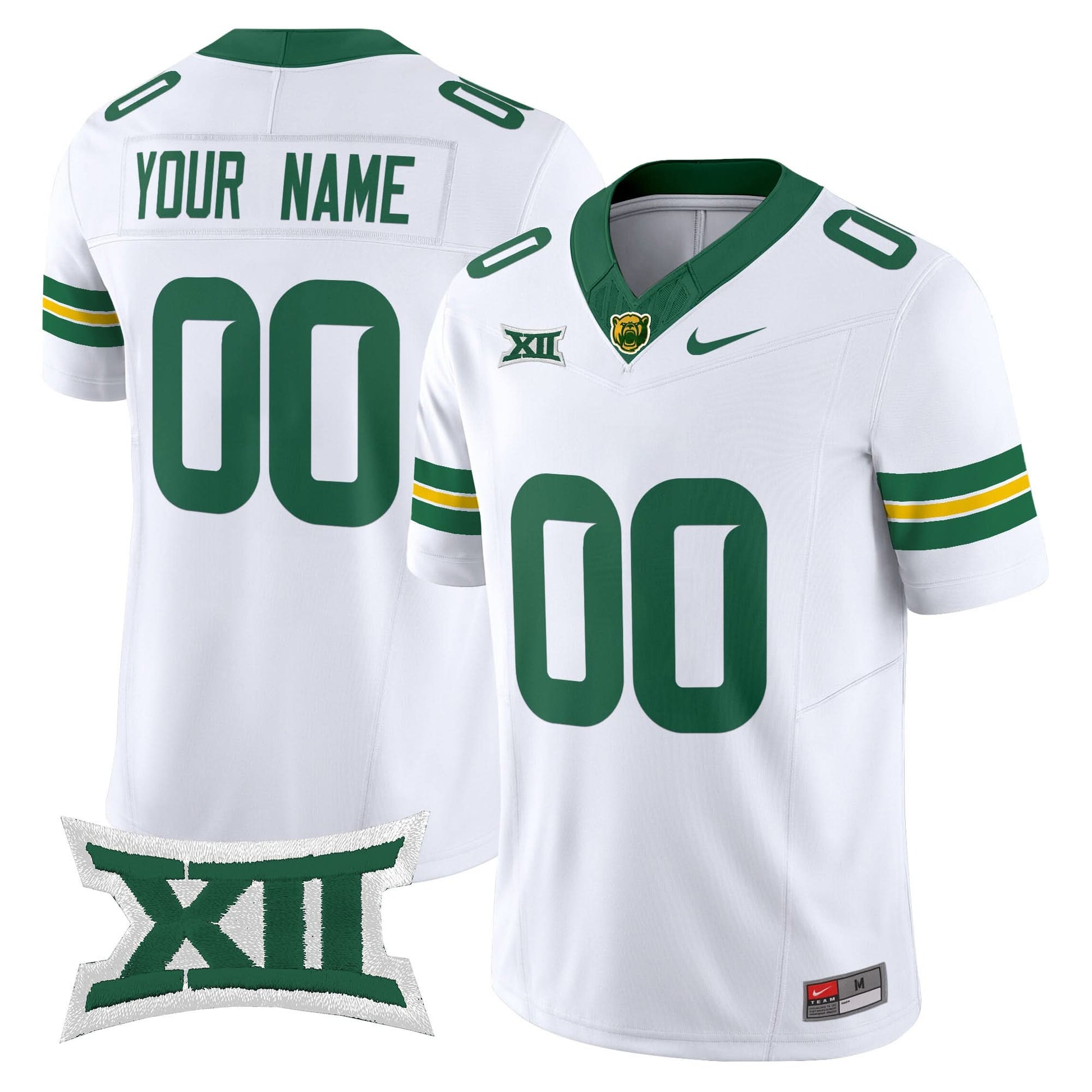 Baylor Bears 2025 Vapor Limited Custom Jersey - All Stitched