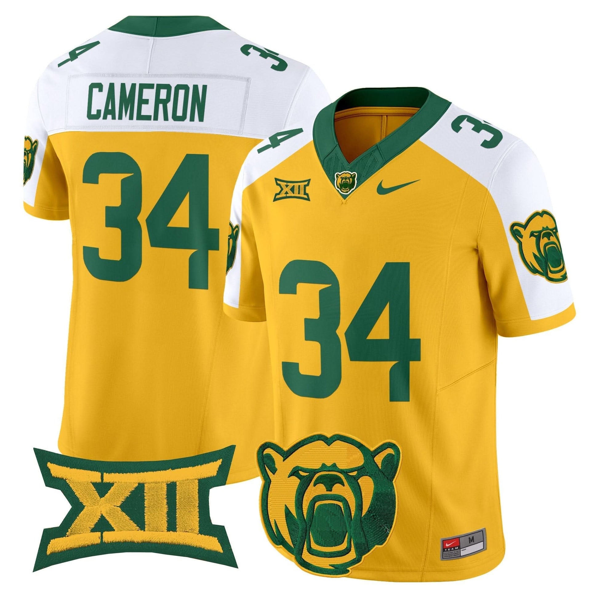 Men's Baylor Bears 2025 Vapor Limited Jersey - All Stitched