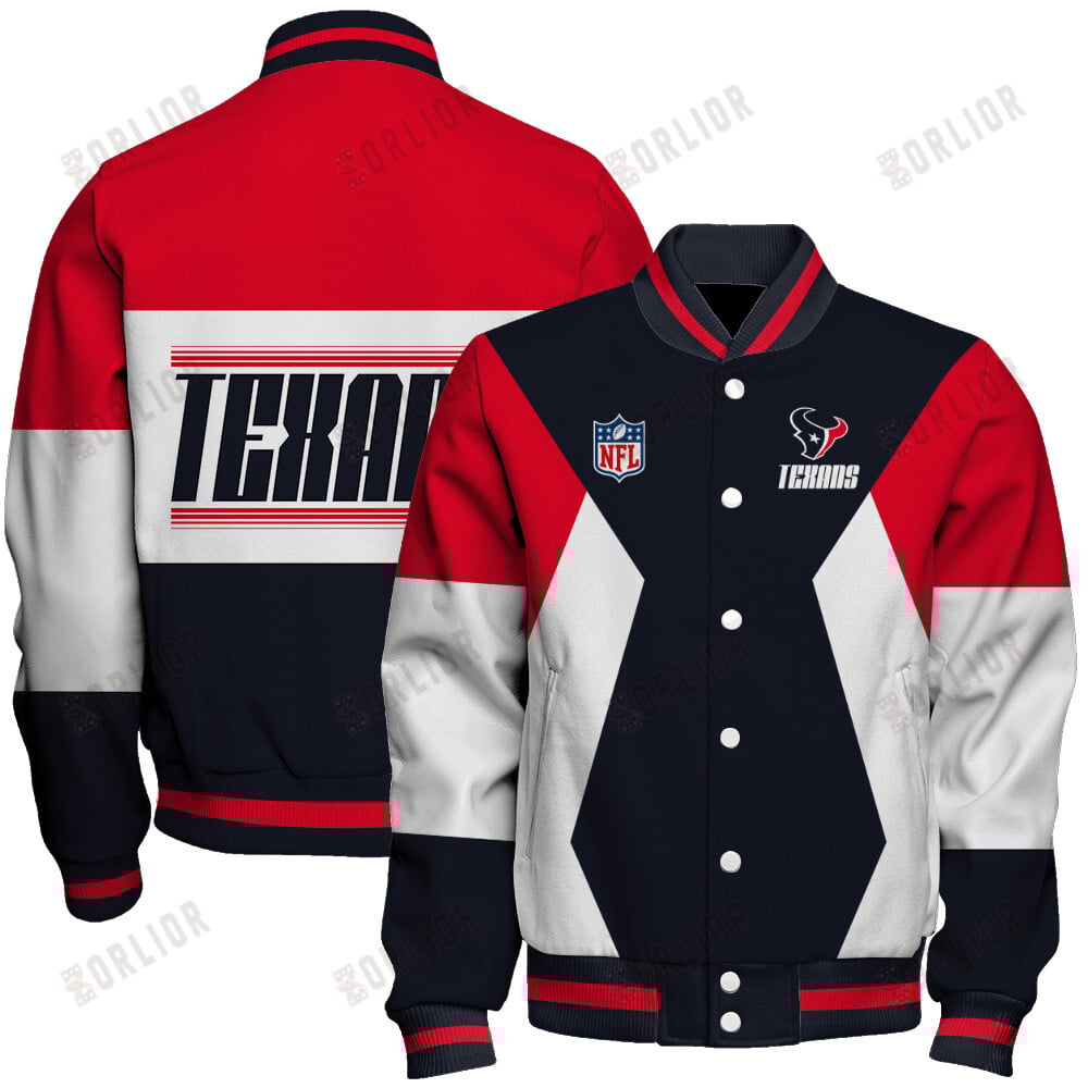 Houston Texans National Football League 2024 Unique Design Unisex Varsity Jacket