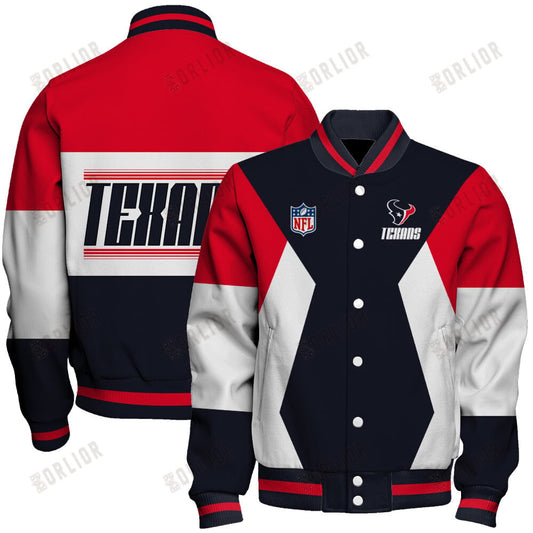 Houston Texans National Football League 2024 Unique Design Unisex Varsity Jacket