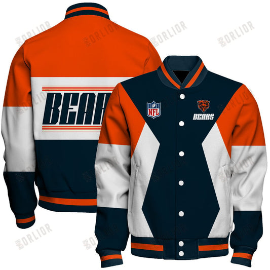 Chicago Bears National Football League 2024 Unique Design Unisex Varsity Jacket