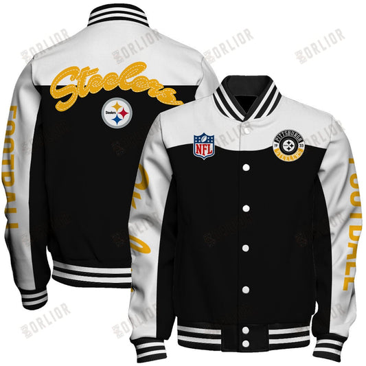 Pittsburgh Steelers National Football League 2024 Face Any Weather Unisex Varsity Jacket